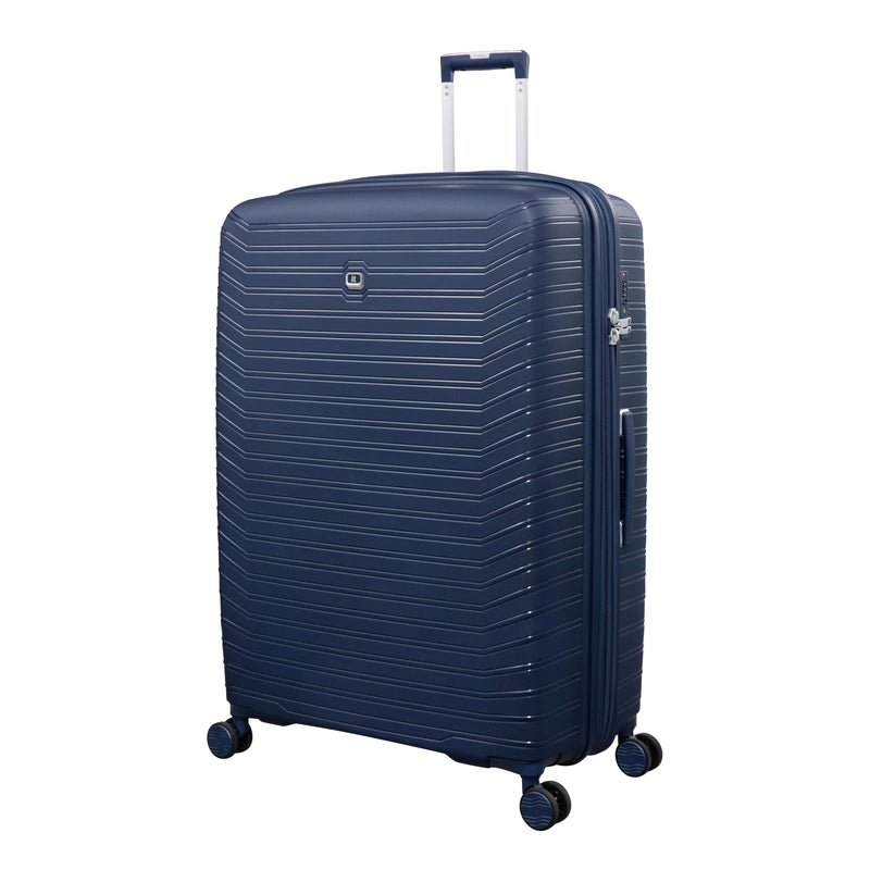 Continuous 34" Hardside Checked 8 Wheel Expandable Spinner (Outer Space)