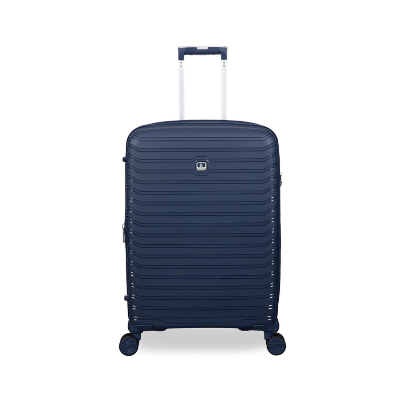 Continuous 4 Piece Hardside Expandable 8 Wheel Spinner Luggage Set with Hard-Pocket Carry-On (Outer Space)