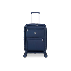 Continuous 22" Hardside Carry-On 8 Wheel Expandable Spinner with Soft Pocket (Outer Space)