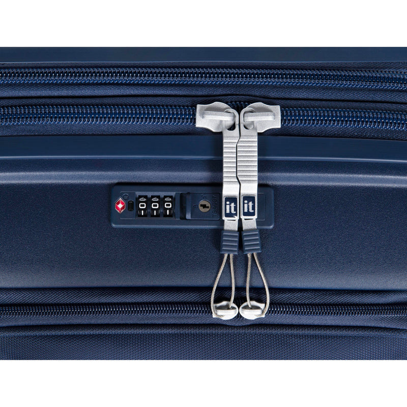 Continuous 22" Hardside Carry-On 8 Wheel Expandable Spinner with Soft Pocket (Outer Space)