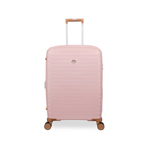 Continuous 26" Hardside Checked 8 Wheel Expandable Spinner (Peach Whip)