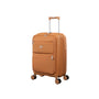 Continuous 22" Hardside Carry-On 8 Wheel Expandable Spinner with Soft Pocket (Pumpkin Spice)
