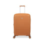 Continuous 4 Piece Hardside Expandable 8 Wheel Spinner Luggage Set with Soft-Pocket Carry-On (Pumpkin Spice)