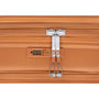 Continuous 4 Piece Hardside Expandable 8 Wheel Spinner Luggage Set with Hard-Pocket Carry-On (Pumpkin Spice)