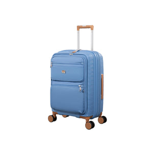 Continuous 22" Hardside Carry-On 8 Wheel Expandable Spinner with Soft Pocket (Quiet Harbour)