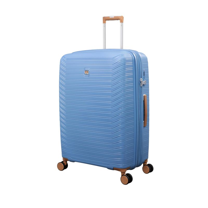 Continuous 4 Piece Hardside Expandable 8 Wheel Spinner Luggage Set with Soft-Pocket Carry-On (Quiet Harbour)