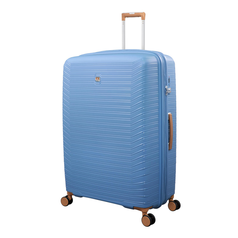Continuous 4 Piece Hardside Expandable 8 Wheel Spinner Luggage Set with Hard-Pocket Carry-On (Quiet Harbour)
