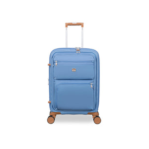 Continuous 22" Hardside Carry-On 8 Wheel Expandable Spinner with Soft Pocket (Quiet Harbour)