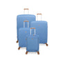 Continuous 4 Piece Hardside Expandable 8 Wheel Spinner Luggage Set with Hard-Pocket Carry-On (Quiet Harbour)