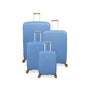 Continuous 4 Piece Hardside Expandable 8 Wheel Spinner Luggage Set (Quiet Harbour)