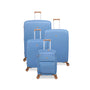 Continuous 4 Piece Hardside Expandable 8 Wheel Spinner Luggage Set with Soft-Pocket Carry-On (Quiet Harbour)