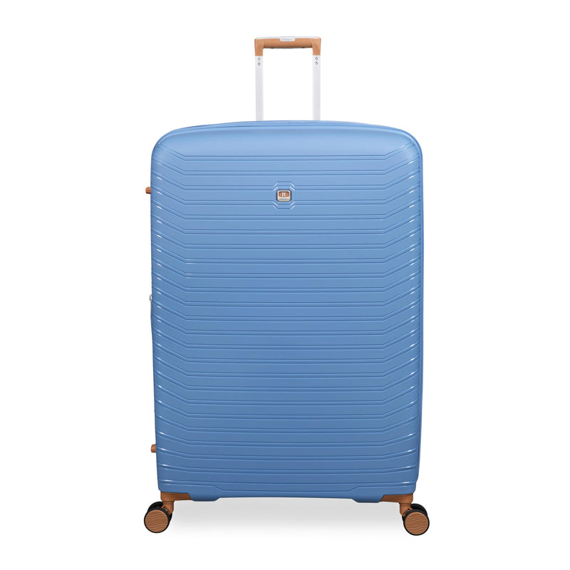 Continuous 4 Piece Hardside Expandable 8 Wheel Spinner Luggage Set with Hard-Pocket Carry-On (Quiet Harbour)
