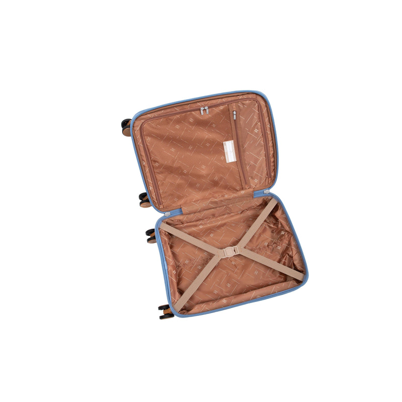 Continuous 4 Piece Hardside Expandable 8 Wheel Spinner Luggage Set (Quiet Harbour)