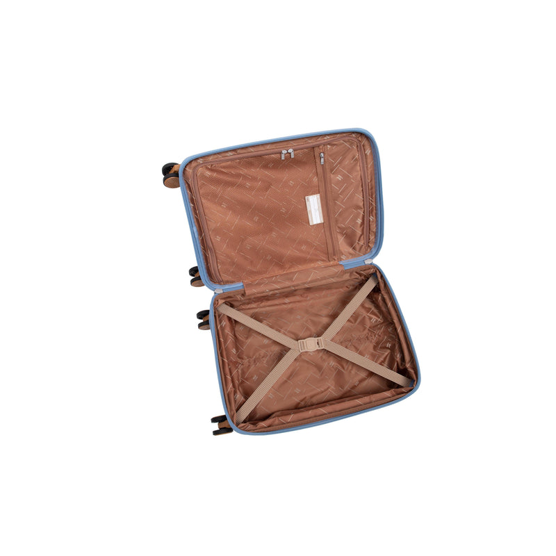 Continuous 22" Hardside Carry-On 8 Wheel Expandable Spinner with Soft Pocket (Quiet Harbour)