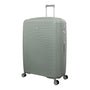 Continuous 4 Piece Hardside Expandable 8 Wheel Spinner Luggage Set with Soft-Pocket Carry-On (Seagrass)