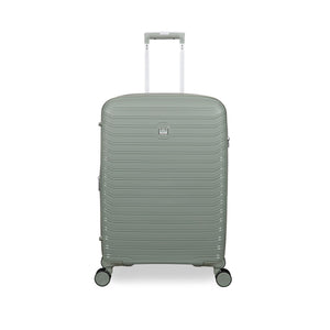 Continuous 26" Hardside Checked 8 Wheel Expandable Spinner (Seagrass)