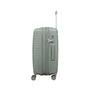 Continuous 4 Piece Hardside Expandable 8 Wheel Spinner Luggage Set with Soft-Pocket Carry-On (Seagrass)
