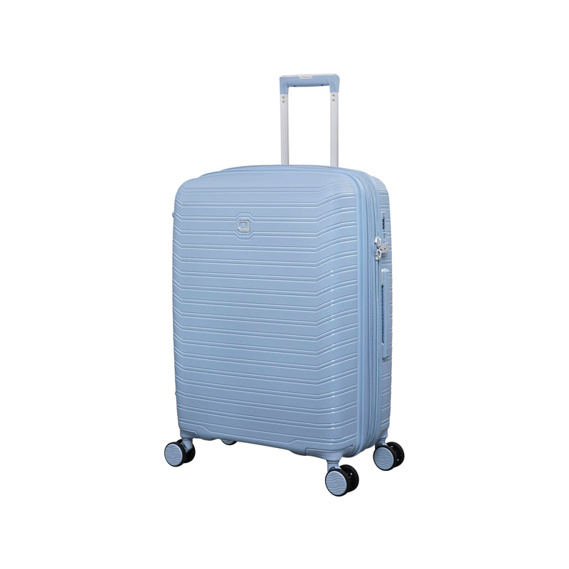 Continuous 4 Piece Hardside Expandable 8 Wheel Spinner Luggage Set with Soft-Pocket Carry-On (Skyway)