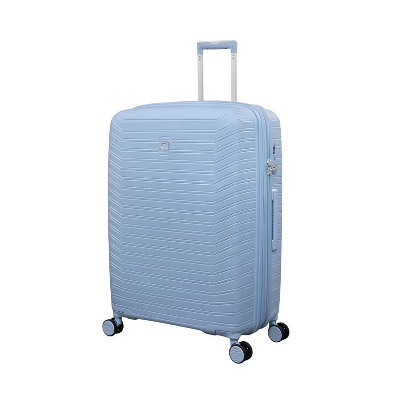 Continuous 4 Piece Hardside Expandable 8 Wheel Spinner Luggage Set with Soft-Pocket Carry-On (Skyway)