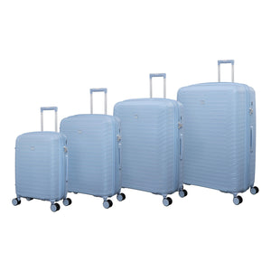 Continuous 4 Piece Hardside Expandable 8 Wheel Spinner Luggage Set (Skyway)