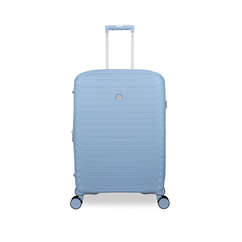 Continuous 4 Piece Hardside Expandable 8 Wheel Spinner Luggage Set with Soft-Pocket Carry-On (Skyway)