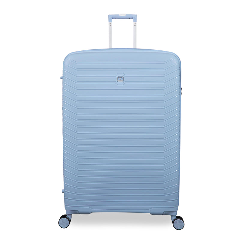 Continuous 4 Piece Hardside Expandable 8 Wheel Spinner Luggage Set with Soft-Pocket Carry-On (Skyway)