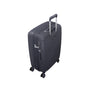 Continuous 4 Piece Hardside Expandable 8 Wheel Spinner Luggage Set with Soft-Pocket Carry-On (Warm Charcoal)