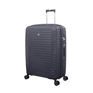 Continuous 30" Hardside Checked 8 Wheel Expandable Spinner (Warm Charcoal)