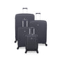 Continuous 4 Piece Hardside Expandable 8 Wheel Spinner Luggage Set with Hard-Pocket Carry-On (Warm Charcoal)