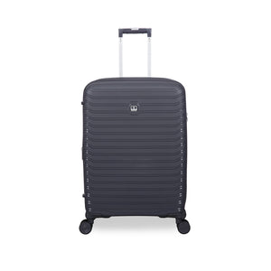 Continuous 26" Hardside Checked 8 Wheel Expandable Spinner (Warm Charcoal)