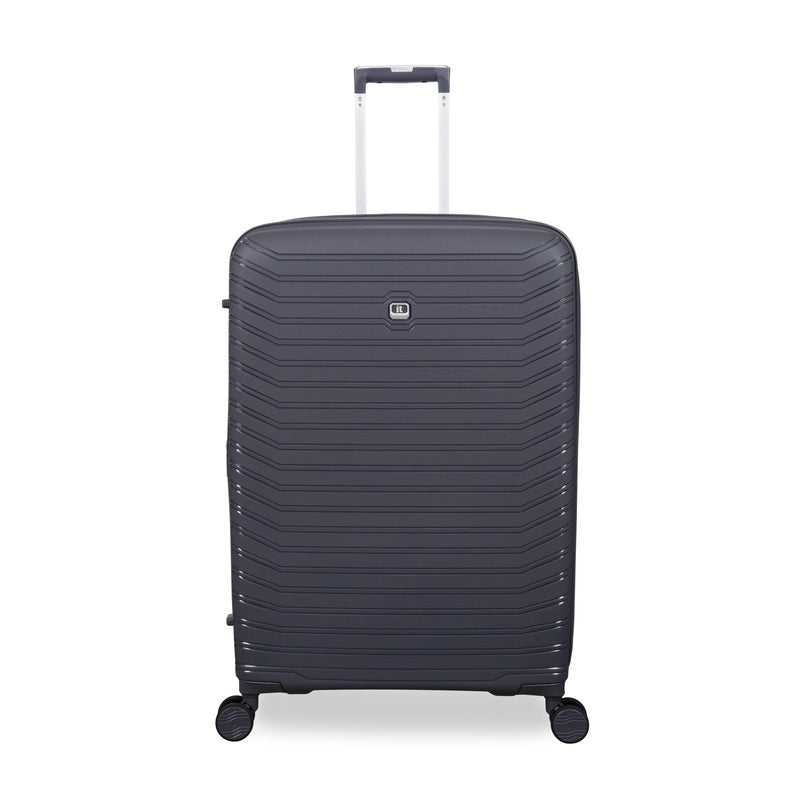 Continuous 30" Hardside Checked 8 Wheel Expandable Spinner (Warm Charcoal)