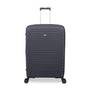 Continuous 4 Piece Hardside Expandable 8 Wheel Spinner Luggage Set with Hard-Pocket Carry-On (Warm Charcoal)