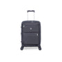 Continuous 4 Piece Hardside Expandable 8 Wheel Spinner Luggage Set with Soft-Pocket Carry-On (Warm Charcoal)