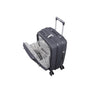 Continuous 4 Piece Hardside Expandable 8 Wheel Spinner Luggage Set with Soft-Pocket Carry-On (Warm Charcoal)