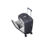 Continuous 4 Piece Hardside Expandable 8 Wheel Spinner Luggage Set with Hard-Pocket Carry-On (Warm Charcoal)