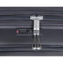 Continuous 4 Piece Hardside Expandable 8 Wheel Spinner Luggage Set with Soft-Pocket Carry-On (Warm Charcoal)
