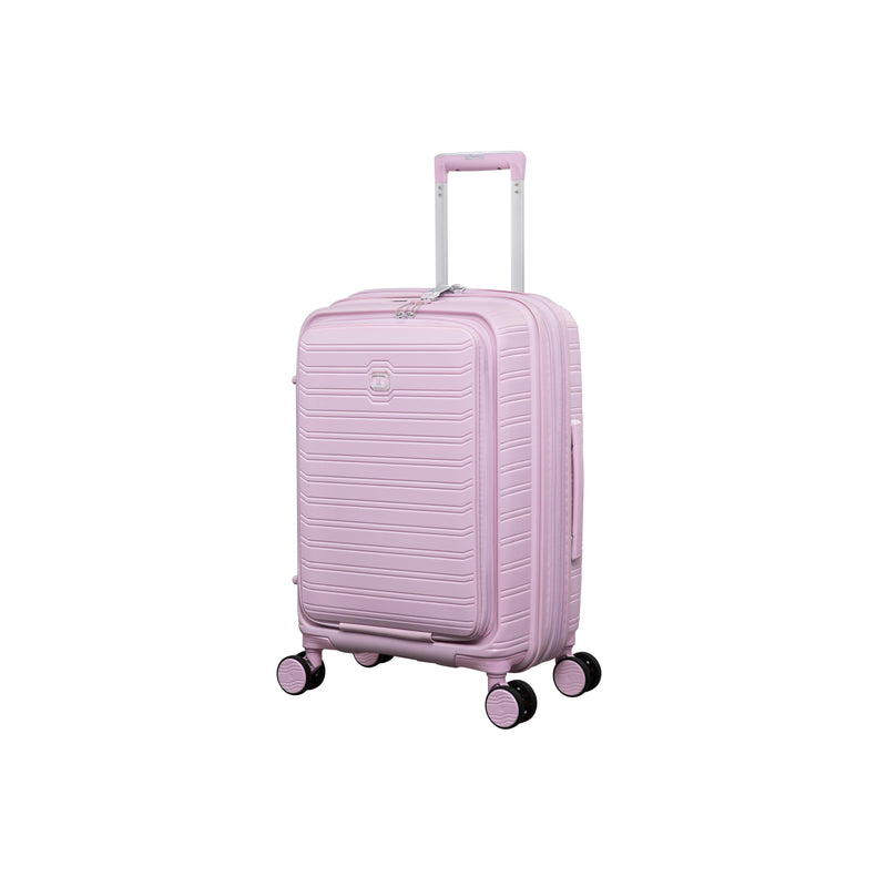 Continuous 22" Hardside Carry-On 8 Wheel Expandable Spinner with Hard Pocket (Lilac Snow)