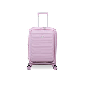 Continuous 22" Hardside Carry-On 8 Wheel Expandable Spinner with Hard Pocket (Lilac Snow)