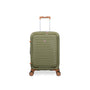 Continuous 22" Hardside Carry-On 8 Wheel Expandable Spinner with Hard Pocket (Olive Drab)