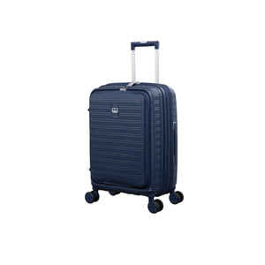 Continuous 22" Hardside Carry-On 8 Wheel Expandable Spinner with Hard Pocket (Outer Space)