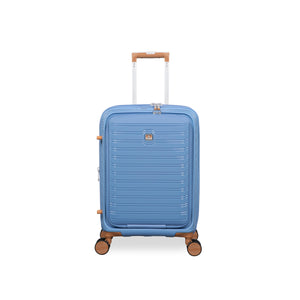 Continuous 22" Hardside Carry-On 8 Wheel Expandable Spinner with Hard Pocket (Quiet Harbour)