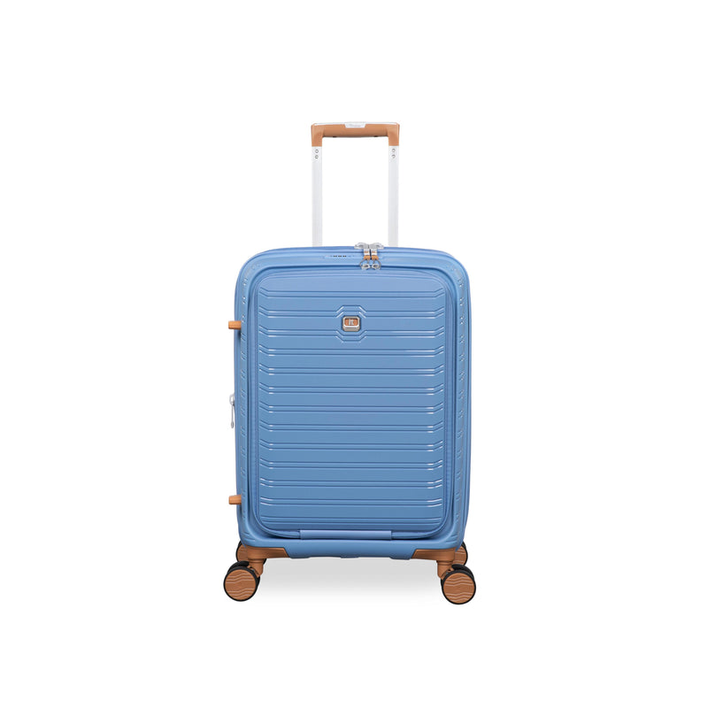 Continuous 22" Hardside Carry-On 8 Wheel Expandable Spinner with Hard Pocket (Quiet Harbour)