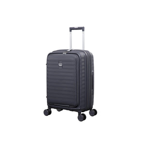 Continuous 22" Hardside Carry-On 8 Wheel Expandable Spinner with Hard Pocket (Warm Charcoal)