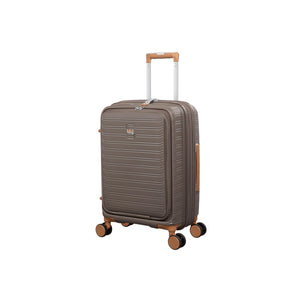 Continuous 22" Hardside Carry-On 8 Wheel Expandable Spinner with Hard Pocket (Coffee Quartz)