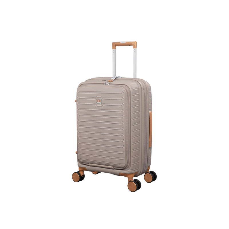 Continuous 22" Hardside Carry-On 8 Wheel Expandable Spinner with Hard Pocket (Crockery)
