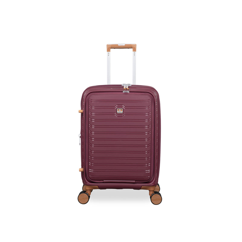 Continuous 22" Hardside Carry-On 8 Wheel Expandable Spinner with Hard Pocket (French Port)