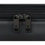 Debutant 3 Piece Softside 8 Wheel Spinner Luggage Set (Black)