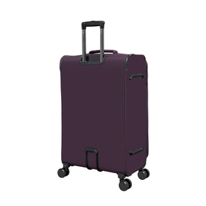 Traversed Soft 28" Softside Checked 8 Wheel Spinner (Plum)
