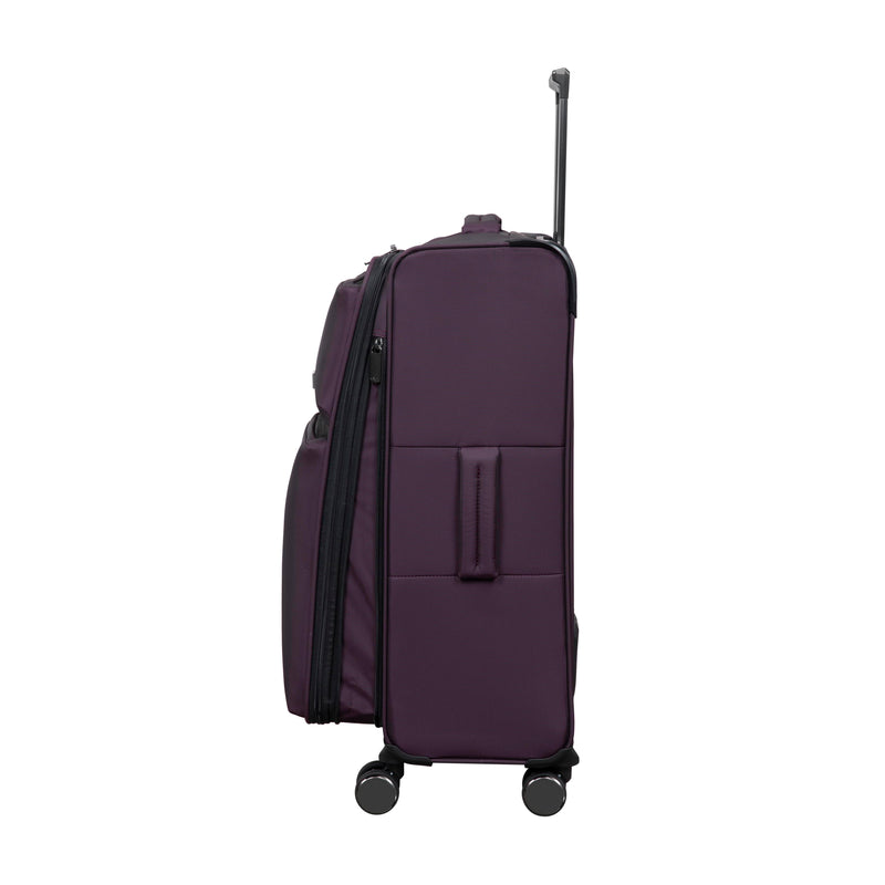 Traversed Soft 22" Softside Carry-On 8 Wheel Spinner (Plum)