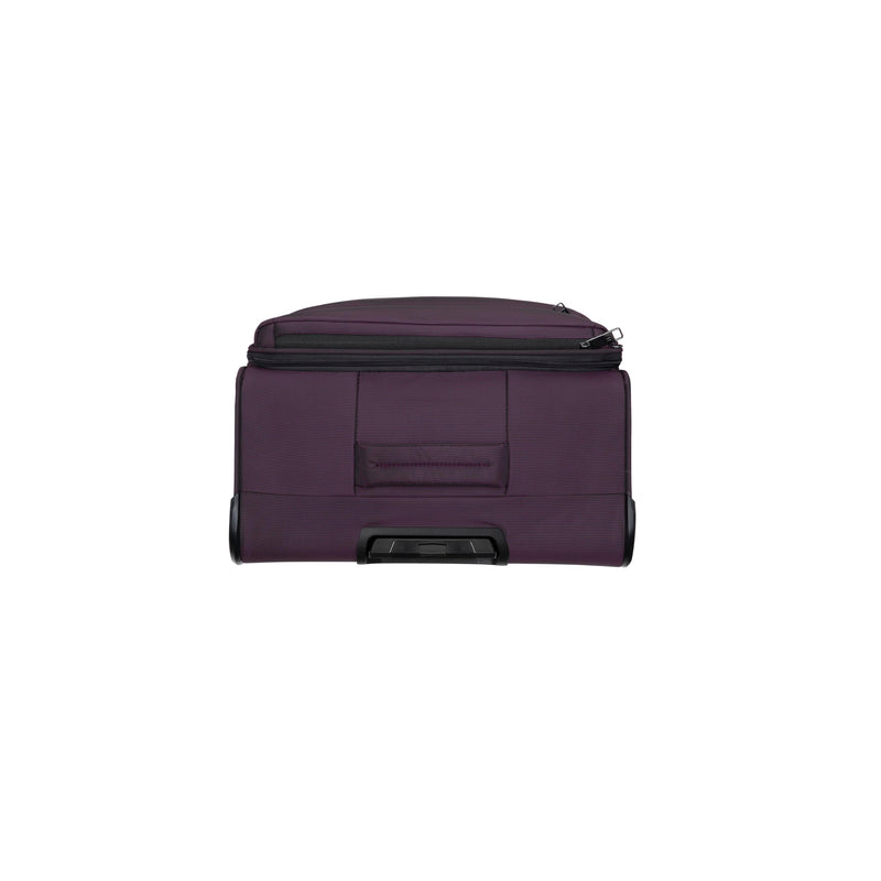 Debutant 3 Piece Softside 8 Wheel Spinner Luggage Set (Plum)
